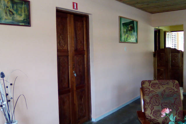 'Entrance to room' Casas particulares are an alternative to hotels in Cuba.